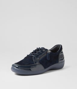 JURNIE XF ZR NAVY NAVY PATENT SUEDE