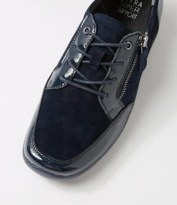 JURNIE XF ZR NAVY NAVY PATENT SUEDE