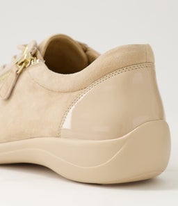 JURNIE XF ZR CAFE LATTE PATENT SUEDE