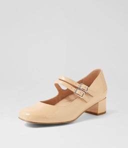 KAROLY W ZR NUDE PATENT LEATHER