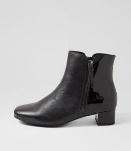 KELMAR W ZR BLACK LEATHER PATENT