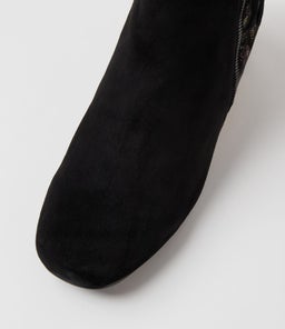KELMAR W ZR BLACK BLACK ROYAL PRINT SUEDE