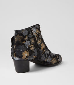 GROOVIE W ZR BLACK METAL SUEDE
