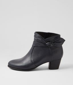 GROOVIE W ZR DK NAVY LEATHER
