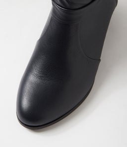 GROOVIE W ZR DK NAVY LEATHER