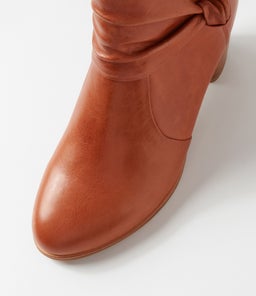 GROOVIE W ZR COGNAC LEATHER