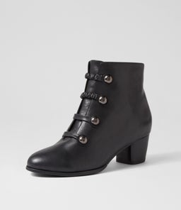 GWION W ZR BLACK BLACK HEEL LEATHER