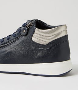 ARMAN XF ZR NAVY ARGENTO LEATHER PATENT