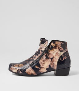 QUENNO XW ZR ANTIQUE FLORAL LEATHER