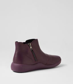 YUMBA XW ZR AUBERGINE LEATHER ELASTIC