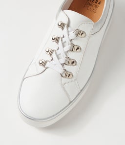 ZABBEY W ZR WHITE SILVER LEATHER