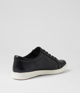 DOLLI XF ZR BLACK WHITE SOLE LEATHER