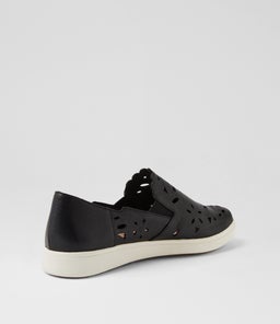 DELJIS XF ZR BLACK WHITE SOLE LEATHER