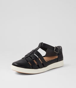 DIANEY XF ZR BLACK WHITE SOLE LEATHER