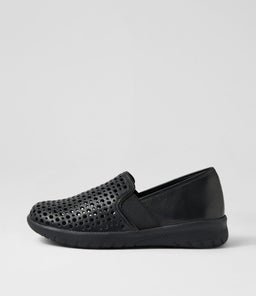 SERRIE XF ZR BLACK BLACK SOLE LEATHER