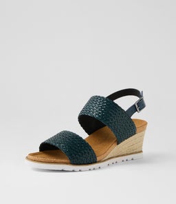 KOKOYO W ZR NAVY NAVY WEAVE LEATHER