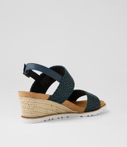 KOKOYO W ZR NAVY NAVY WEAVE LEATHER