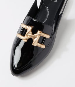 LIZZAH W ZR BLACK PATENT LEATHER