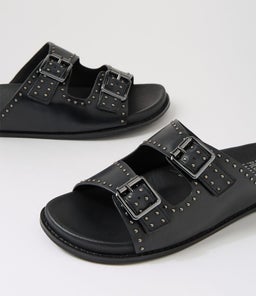 HAVRO W ZR BLACK GUNMETAL LEATHER