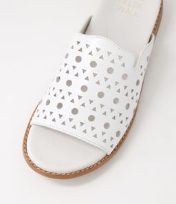 JILLY W ZR WHITE LEATHER