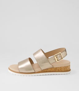 VIKKA W ZR CHAMPAGNE WHITE SOLE LEATHER