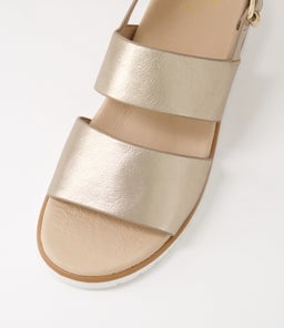 VIKKA W ZR CHAMPAGNE WHITE SOLE LEATHER