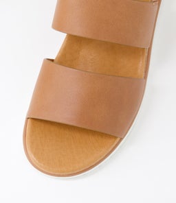 VIKKA W ZR TAN WHITE SOLE LEATHER