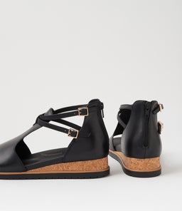 VEERAY W ZR BLACK BLACK SOLE LEATHER