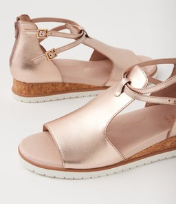 VEERAY W ZR PL ROSE GOLD WHITE SOLE LEATHER