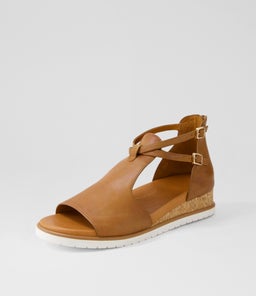 VEERAY W ZR TAN WHITE SOLE LEATHER