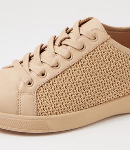 ACKLA XF ZR CAMEL LATTE LEATHER SYN RAFFIA