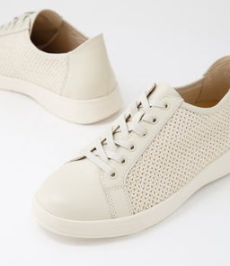 ACKLA XF ZR MILK BEIGE LEATHER SYN RAFFIA