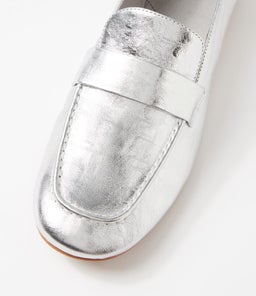 EFRAN W ZR SILVER METAL PRINT LEATHER