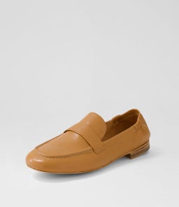 EFRAN W ZR DK TAN LEATHER