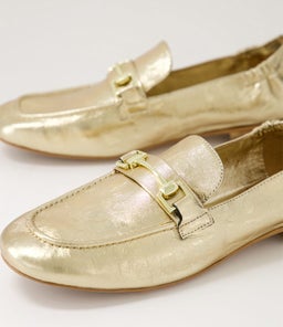 ELODIES W ZR GOLD METAL PRINT LEATHER