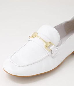 ELODIES W ZR WHITE LEATHER