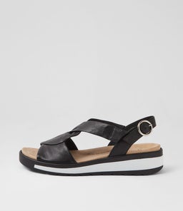 GORDA W ZR BLACK LEATHER