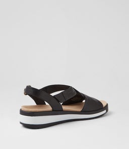 GORDA W ZR BLACK LEATHER
