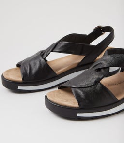 GORDA W ZR BLACK LEATHER