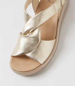 GORDA W ZR PALE GOLD LEATHER