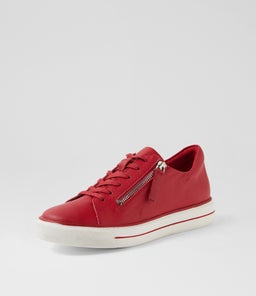 KERK W ZR DK RED TUMBLE LEATHER