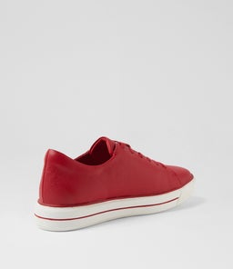 KERK W ZR DK RED TUMBLE LEATHER