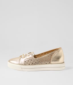 KENJI W ZR GOLD TUMBLE LEATHER