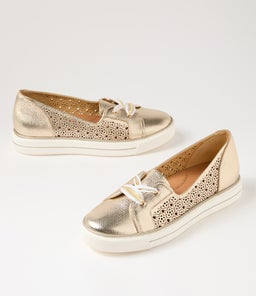 KENJI W ZR GOLD TUMBLE LEATHER