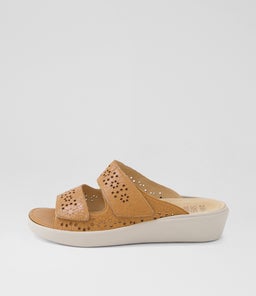 MABBEL W ZR DK TAN LEATHER