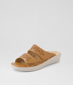 MABBEL W ZR DK TAN LEATHER