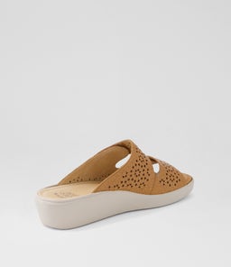 MABBEL W ZR DK TAN LEATHER