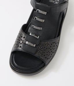 MAYLOR W ZR BLACK BLACK SOLE LEATHER