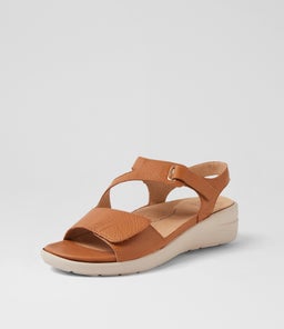 NILA XW ZR DK TAN LEATHER