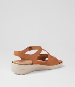 NILA XW ZR DK TAN LEATHER